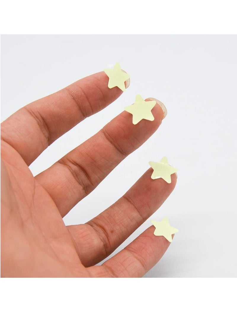 Y&D Glow in The Dark Stars for Ceiling Moon Wall Decals 525 Pcs Ceiling Kids Decors Perfect Nursery Bedroom Living Room Gift Boys and Girls  - Image 2