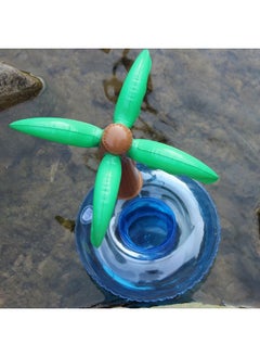 BinaryABC BinaryABC Inflatable Coconut Tree Palm Trees Drink Holders Drink Floaties, Pool Drink Holder Floats, Inflatable Floating Drink Cup Holder,Hawaii Summer Pool Party Drinks Favors,2Pcs  - Image 4