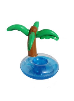 BinaryABC BinaryABC Inflatable Coconut Tree Palm Trees Drink Holders Drink Floaties, Pool Drink Holder Floats, Inflatable Floating Drink Cup Holder,Hawaii Summer Pool Party Drinks Favors,2Pcs  - Image 2