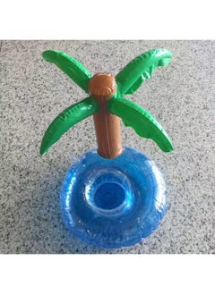 BinaryABC BinaryABC Inflatable Coconut Tree Palm Trees Drink Holders Drink Floaties, Pool Drink Holder Floats, Inflatable Floating Drink Cup Holder,Hawaii Summer Pool Party Drinks Favors,2Pcs  - Image 3