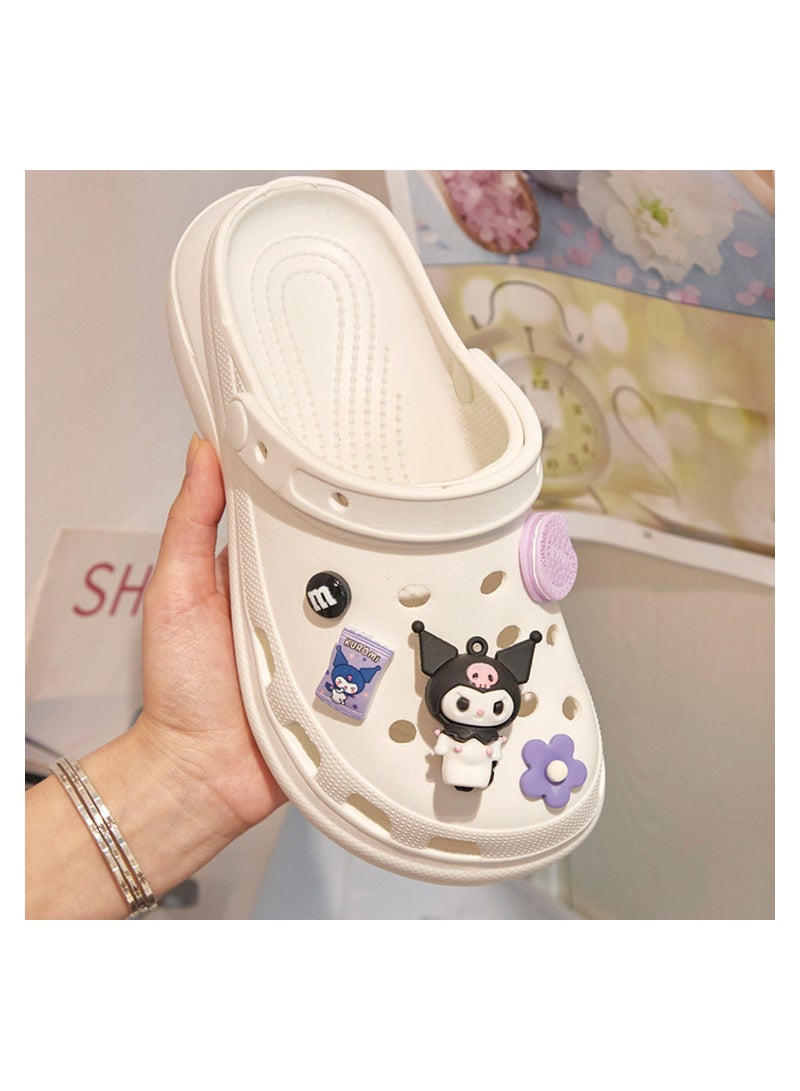 SOLARAE 12 Pcs Cartoon Shoe Charms for Croc, Lovely Shoe Charms Packs Decorations, PVC Charms Decoration for Kids Teens Girls Party Favor Gifts, NOT Including Shoes (Kulomi & Cinnamoroll) - Image 3