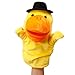 Lanxitown Little Yellow Duck Farm Animal Finger Puppets Plush Soft Hand Puppets with Movable Mouth for Kids - Image 3