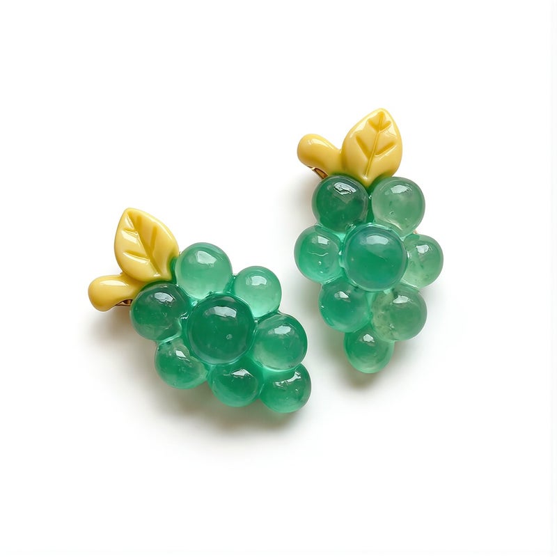 Easy Gluing Resin Fruit Charms Flat Bottom Beginner Friendly Handmade DIY Supplies - Image 1