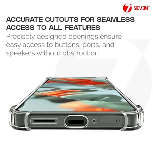7-Seven 7SEVEN® Back Cover for Google Pixel 9 Pro 5G Transparent Mobile Back Case Shock Proof Design Camera Edges Protection Crystal Clear Phone Case Silicon Soft TPU and Flexible Bumper Phone Cover - Image 4