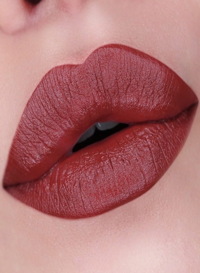 Milani Color Statement Matte Lipstick 48 Tuscan Toast Cruelty-Free Nourishing Lipstick in Vibrant Shades 5g - Image 3