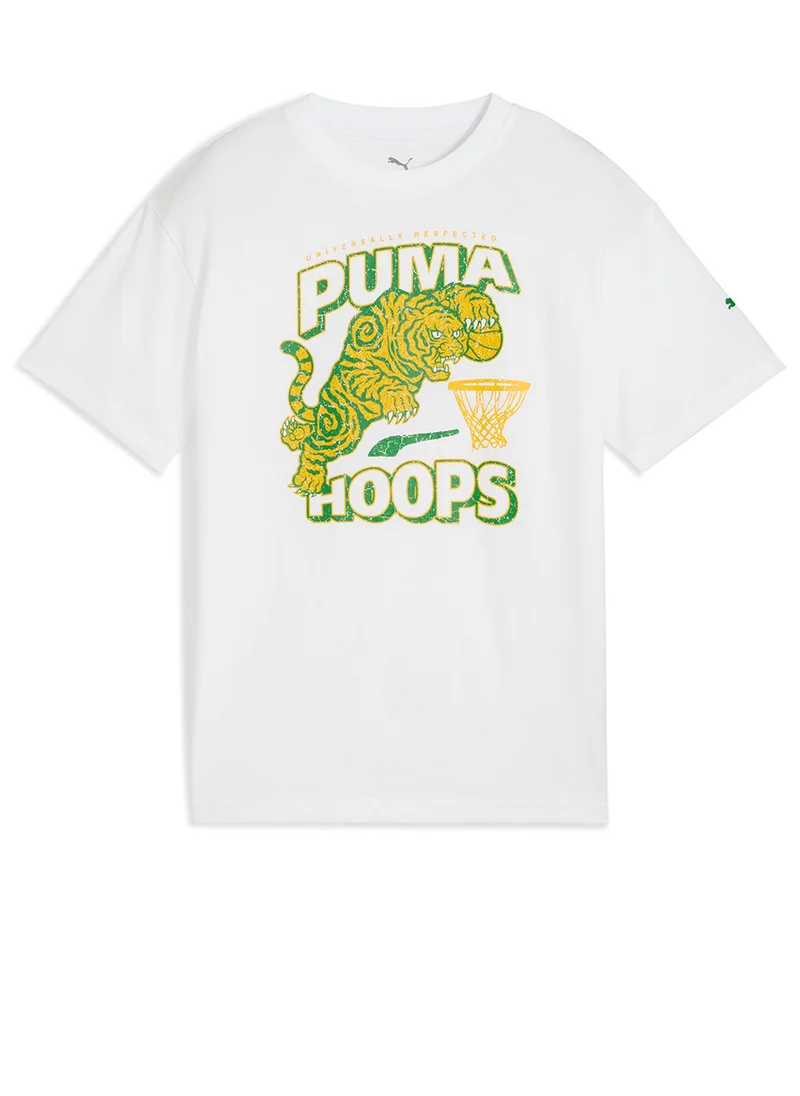 PUMA Hoopstellations Basketball Jumping Tiger Tee