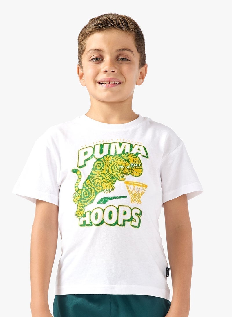PUMA Hoopstellations Basketball Jumping Tiger Tee - Image 1