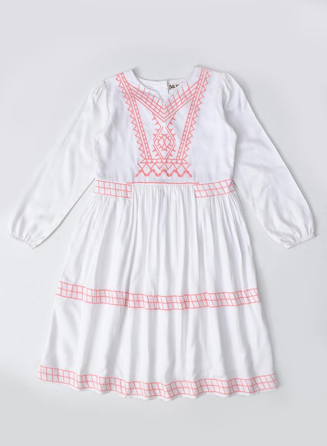 بيلا مودا فستان قطني مطرز - Image 2