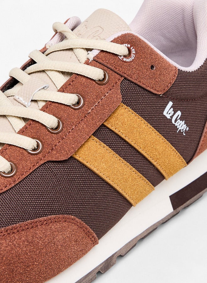 Lee Cooper Men's Panelled Sneakers with Lace-Up Closure  - Image 4