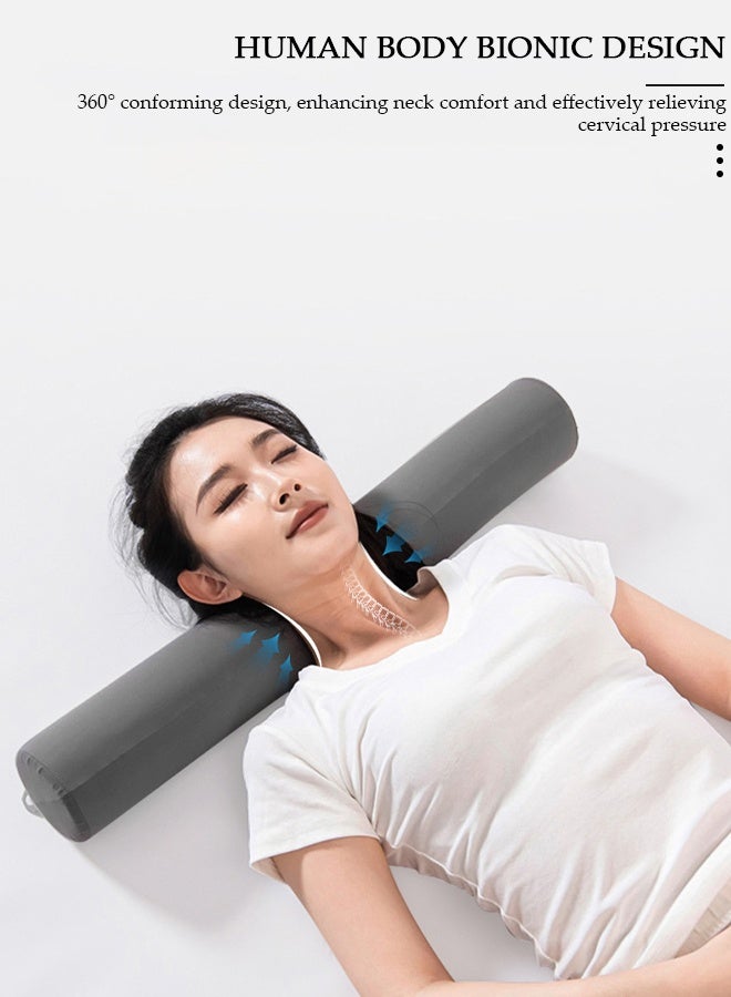 DUNISO Twist Memory Foam Travel Pillow, Neck Pillow for Neck, Chin, Lumbar and Leg Support Pain Relief, Adjustable Ergonomic Neck Pillow for Airplane, Car, Home - Image 4