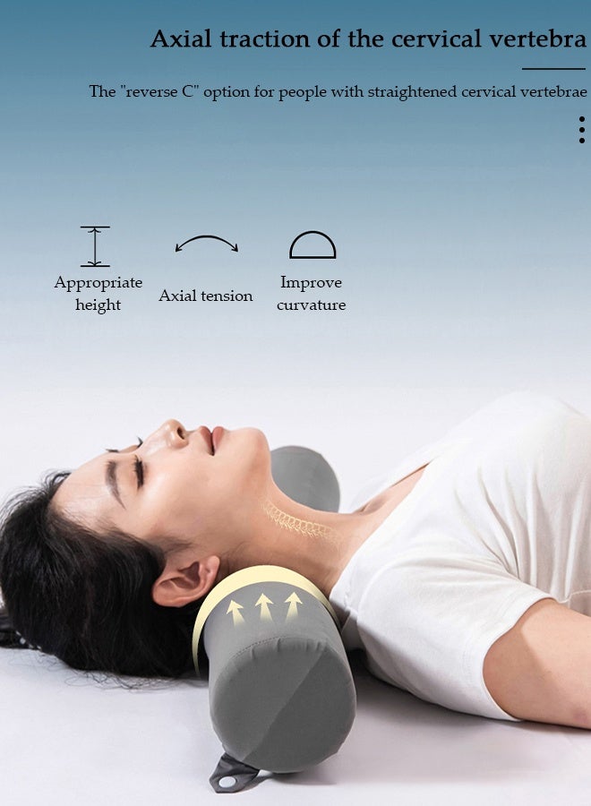 DUNISO Twist Memory Foam Travel Pillow, Neck Pillow for Neck, Chin, Lumbar and Leg Support Pain Relief, Adjustable Ergonomic Neck Pillow for Airplane, Car, Home - Image 5