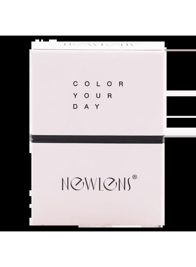 NewLens عدسات لاصقة بنية للاستخدام مرة واحدة لمدة 6 أشهر - كابوسينو - Image 4