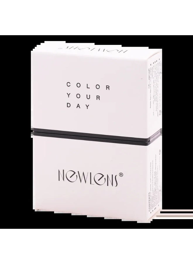 NewLens عدسات لاصقة بنية للاستخدام مرة واحدة لمدة 6 أشهر - كابوسينو - Image 3