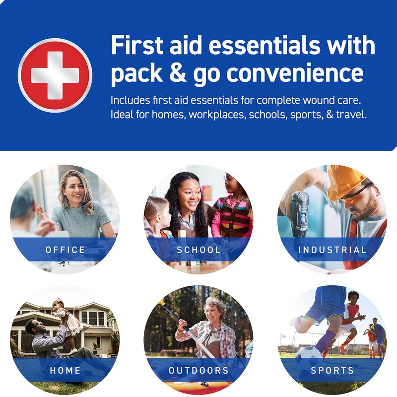 Care Science First Aid Kit, 110 Pieces | Professional Use for Travel, Work, School, Home, Car, Emergency, Survival, Camping, Hiking, and More - Image 2