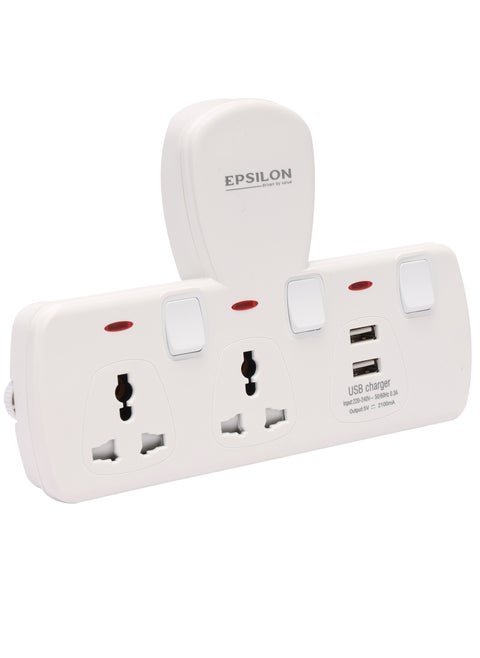 Epsilon 3 Way Universal Socket- ES1112