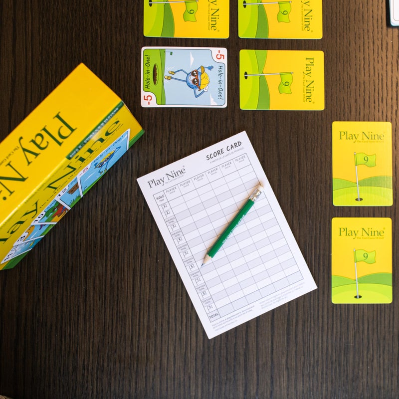 Play Nine: The Card Game of Golf! Original Score Cards- 3 Pack - Image 3