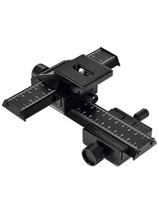 Generic - 4 Way Macro Focus Rail Slider for Close-Up Shooting Cameras with Standard 1/4-Inch Screw - Image 1