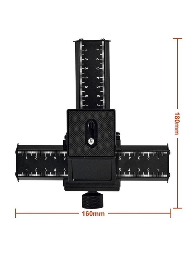 Generic - 4 Way Macro Focus Rail Slider for Close-Up Shooting Cameras with Standard 1/4-Inch Screw - Image 1