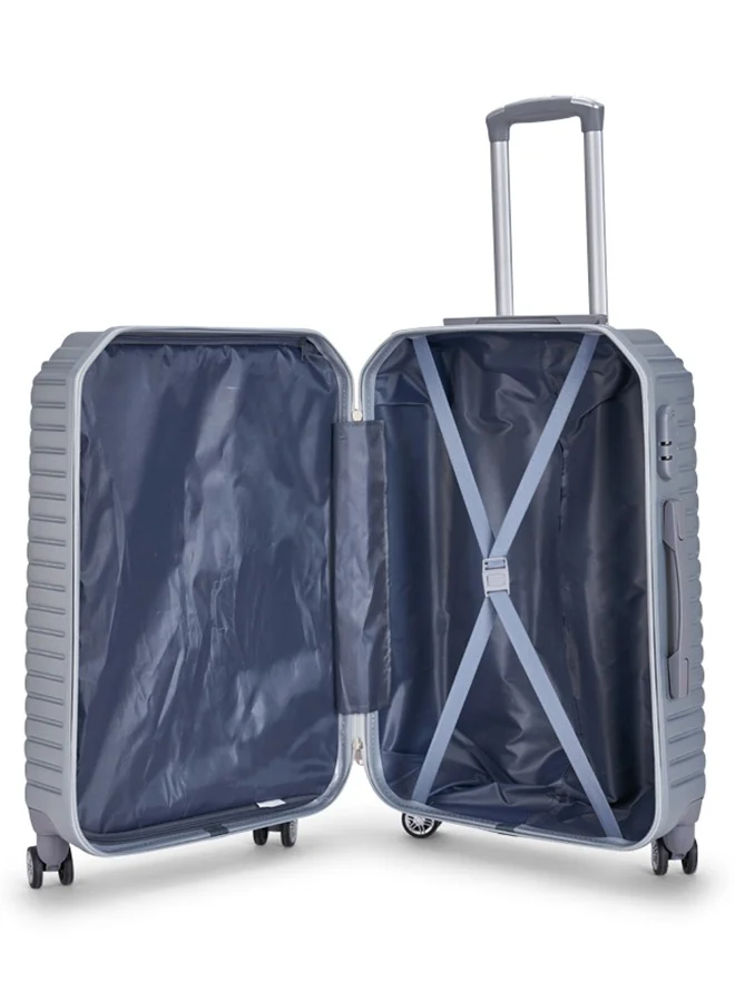 LIMRA Cabin Carry Check-In Luggage Trolley Size 20 inch Silver