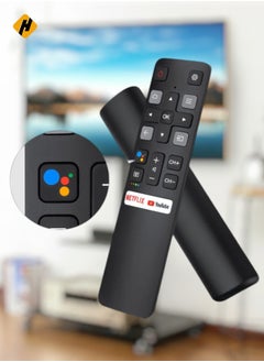 Arabest Voice Replacement For Tcl-Android-Tv-Remote New Upgraded Rc802V For Tcl Smart Tvs With Google Voice Function With Netflix Youtube Buttons  - Image 1