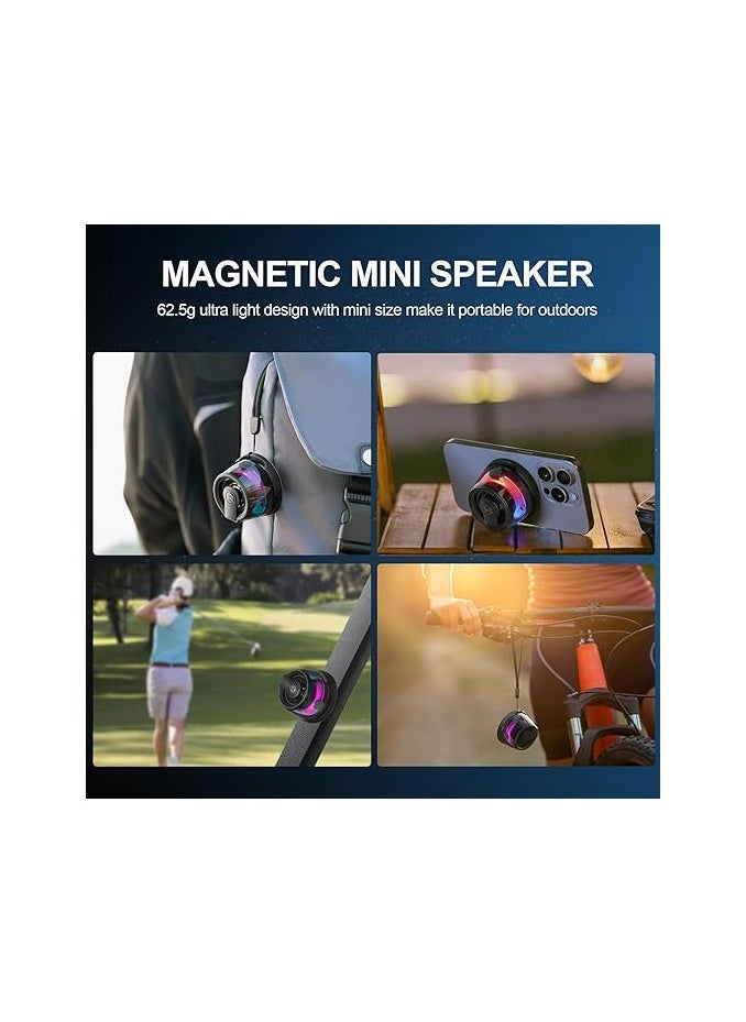 Edifier G200 Magnetic Bluetooth Speaker, 5W Mini Speakers Wireless with Bluetooth 5.3, RGB Light, Game Mode, 7H Playtime, Portable Phone Stand for iPhone, Travel, Golf Cart - Noir Black - pzsku/ZE06189ABDFCC93038DC2Z/45/_/1732887762/58f73d8f-1fcc-4ed8-a237-51843c665856