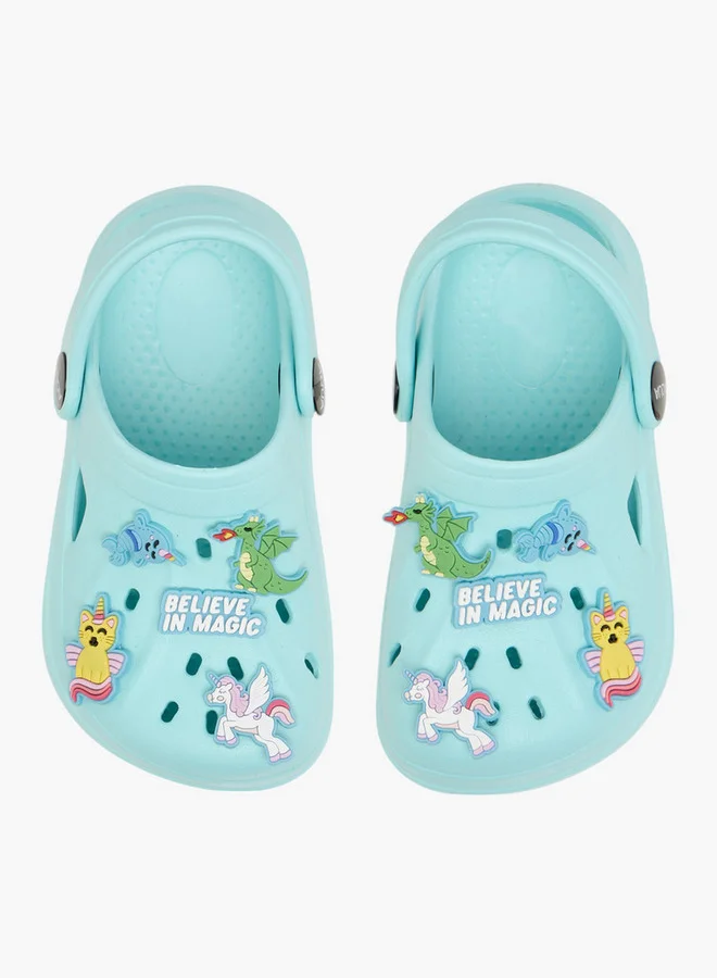 أكوا Jibbitz Charm Accent Clogs with Backstrap