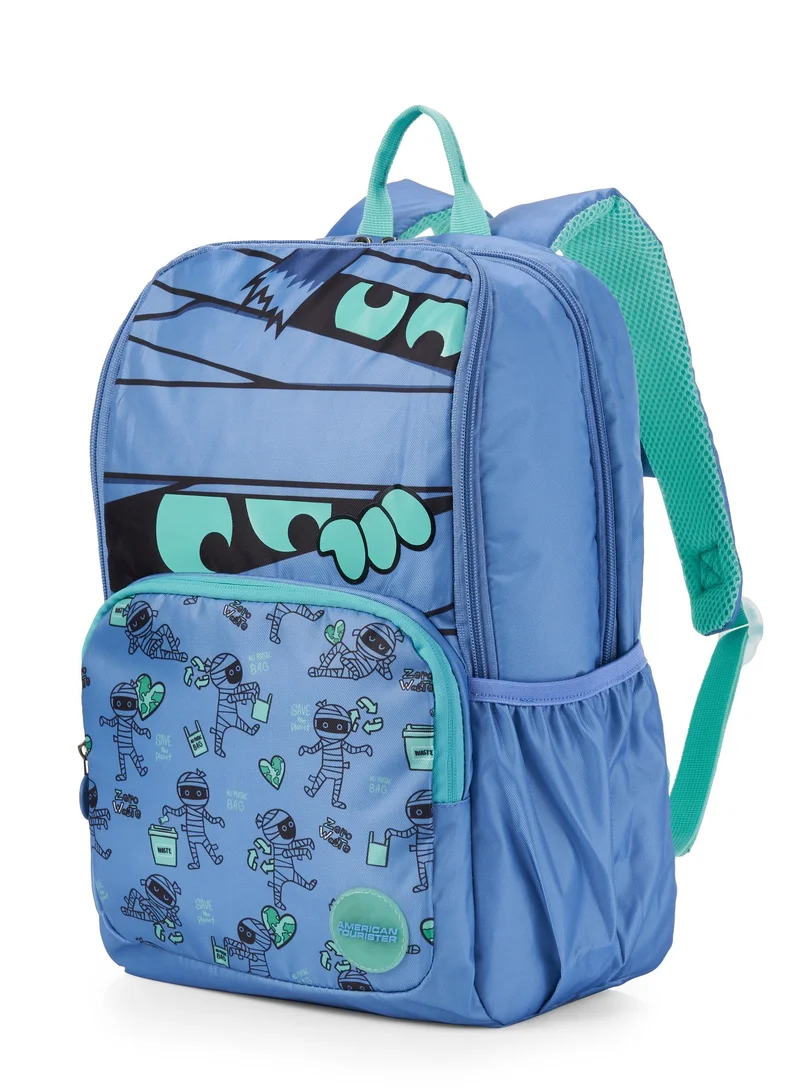 Diddle 2.0 Backpack 21L Capacity, Polyester, Mummy Blue|Front Storage Pocket|Lightweight|Ergo Back & Shoulder|Bottle Holder - 1 Year International Warranty