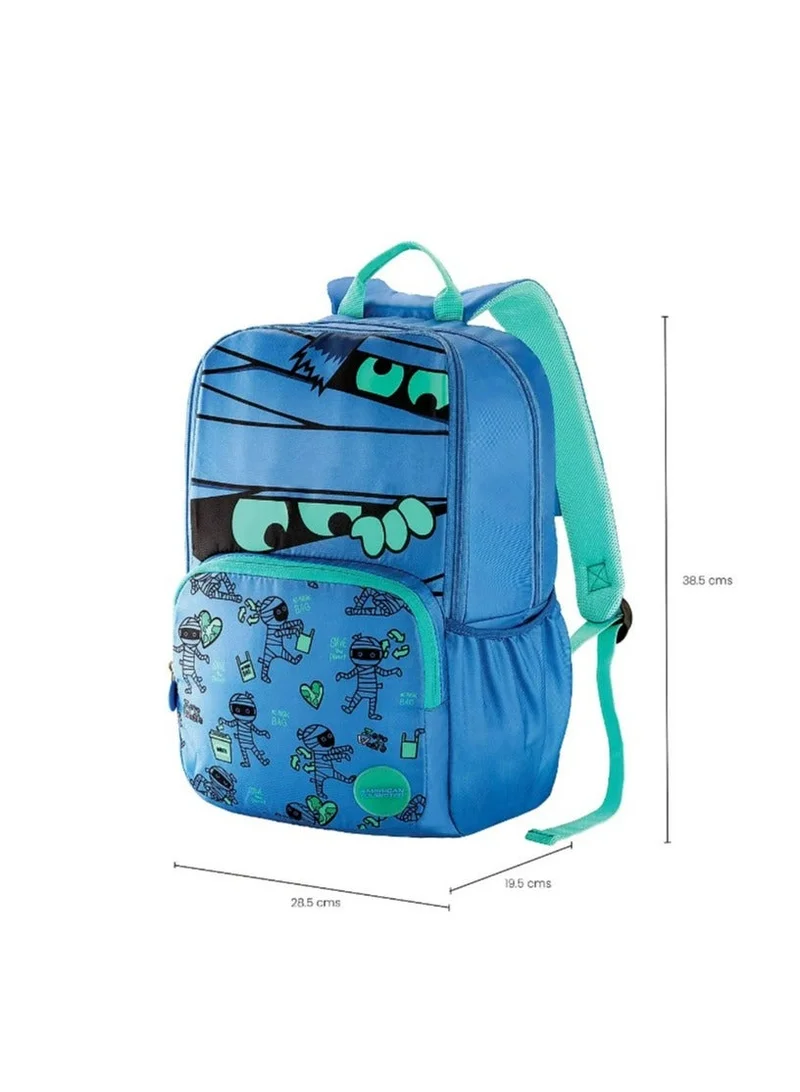 American Tourister  Diddle 2.0 Backpack 21L Capacity, Polyester, Mummy Blue|Front Storage Pocket|Lightweight|Ergo Back & Shoulder|Bottle Holder - 1 Year International Warranty  | Best Price UAE