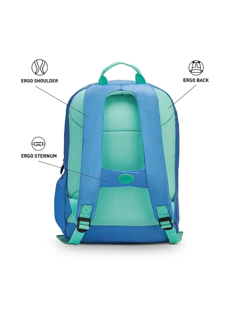 American Tourister  Diddle 2.0 Backpack 21L Capacity, Polyester, Mummy Blue|Front Storage Pocket|Lightweight|Ergo Back & Shoulder|Bottle Holder - 1 Year International Warranty  | Best Price UAE