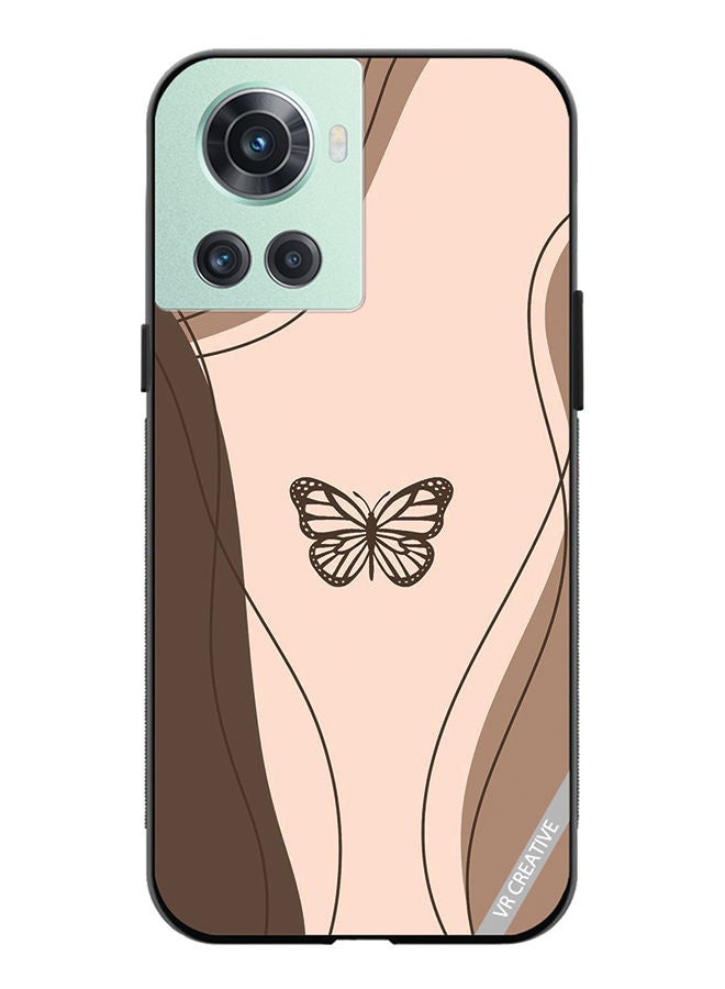 VR CREATIVE Protective Case Cover For OnePlus 10R Butterfly Design Multicolour - Image 1
