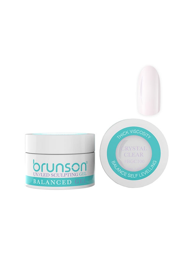 brunson Sculpting Camouflage Uv Builder Gel Crystal Clear Bgc100