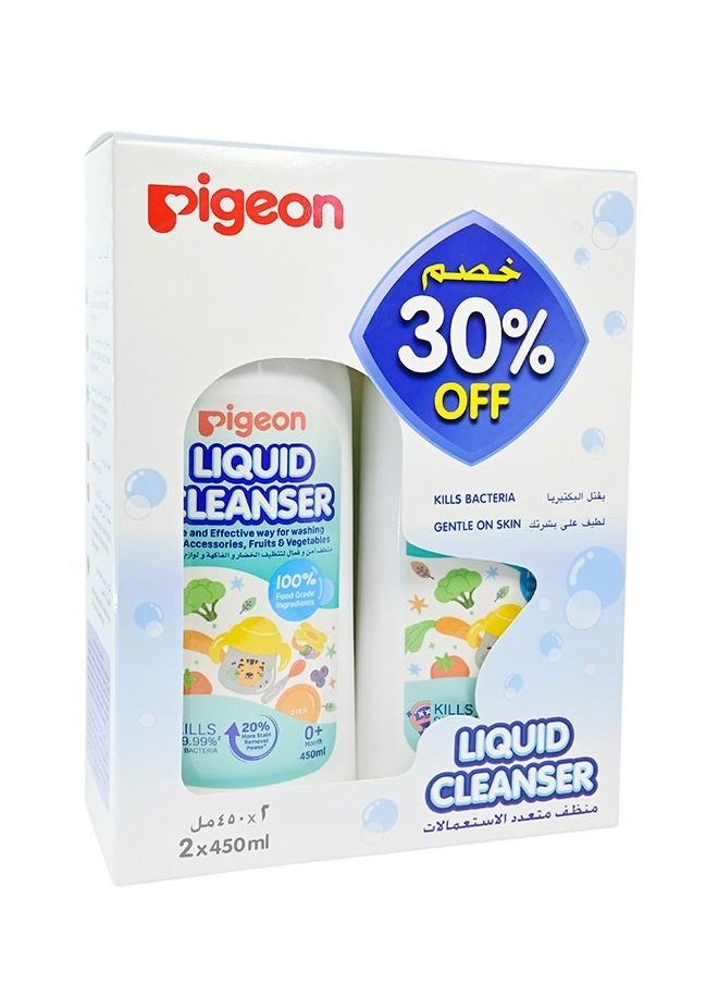 pigeon Liquid Cleanser 450ml Twin Pack  - Image 1