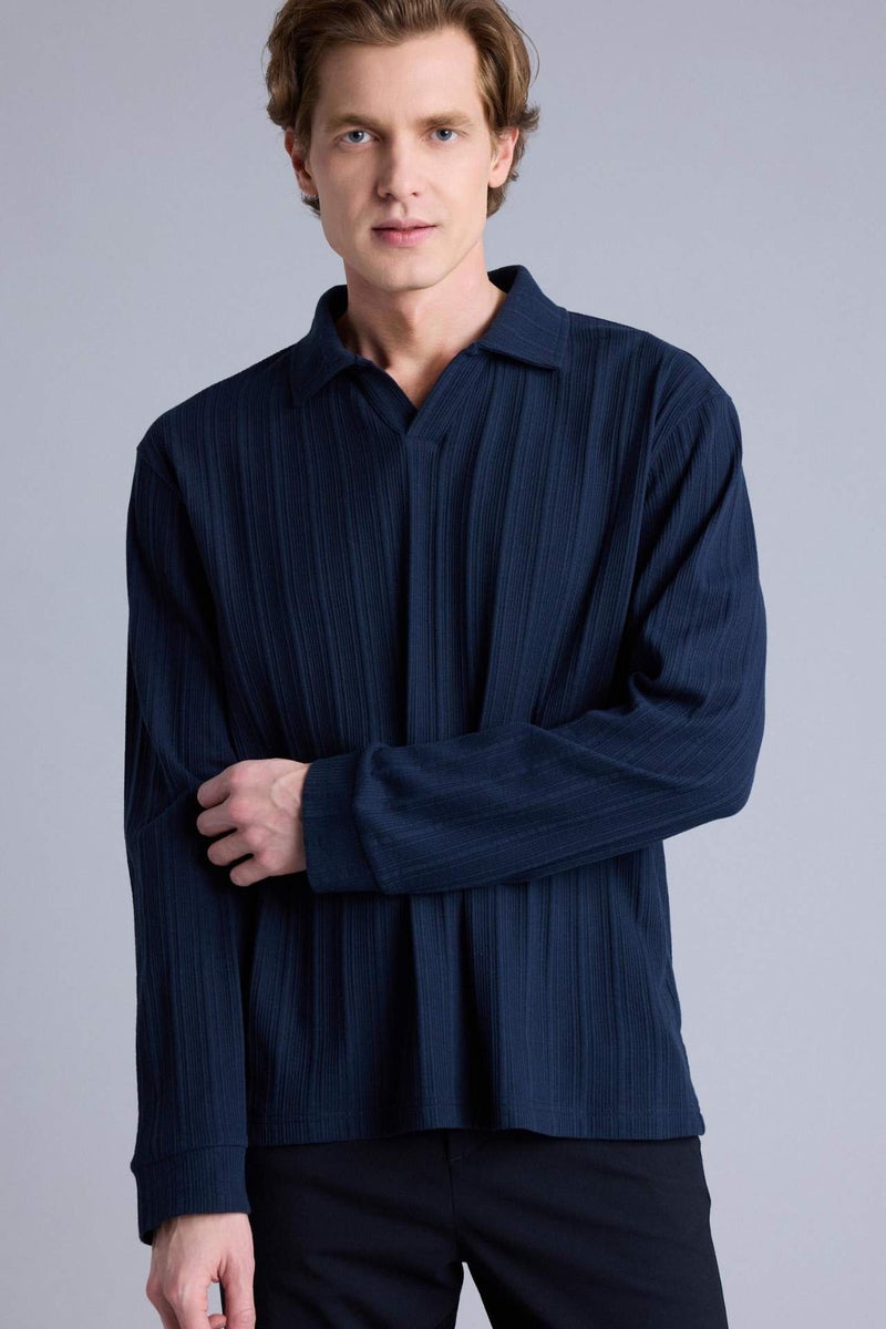 DeFacto Regular Fit Long Sleeve Sweatshirt - Image 1