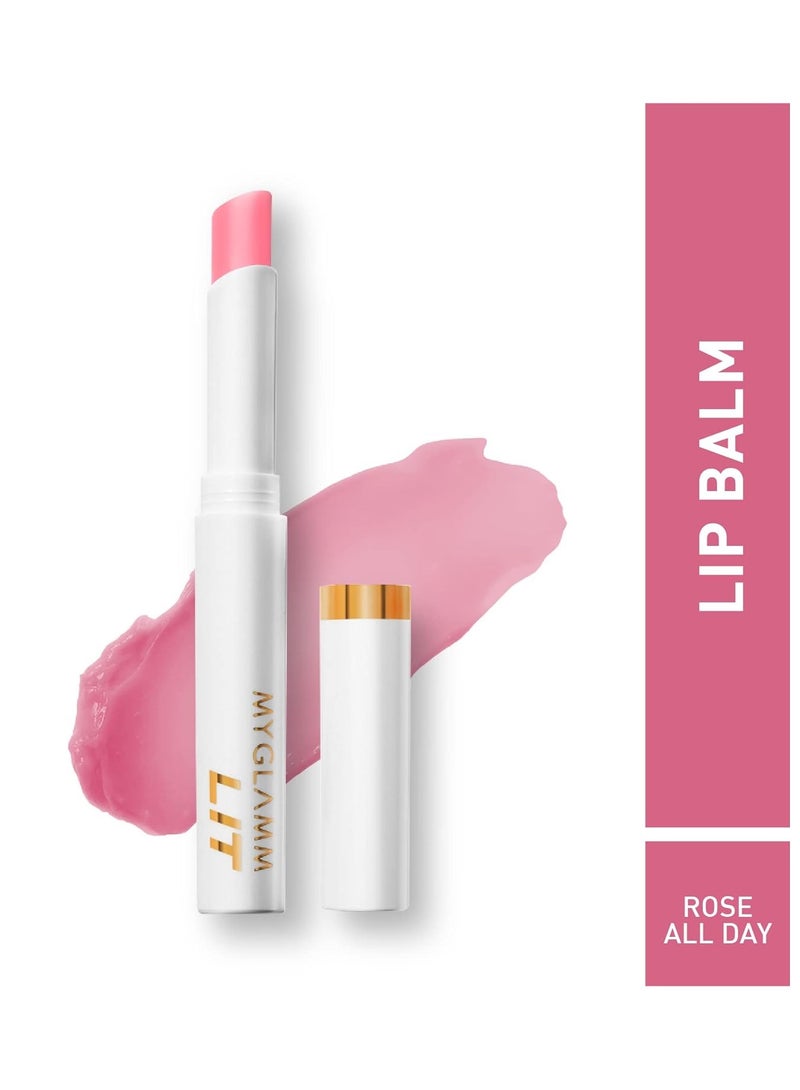 MyGlamm LIT PH Lip Balm All Day Creamy Hydrating Formula With Luminous Effect - Image 2