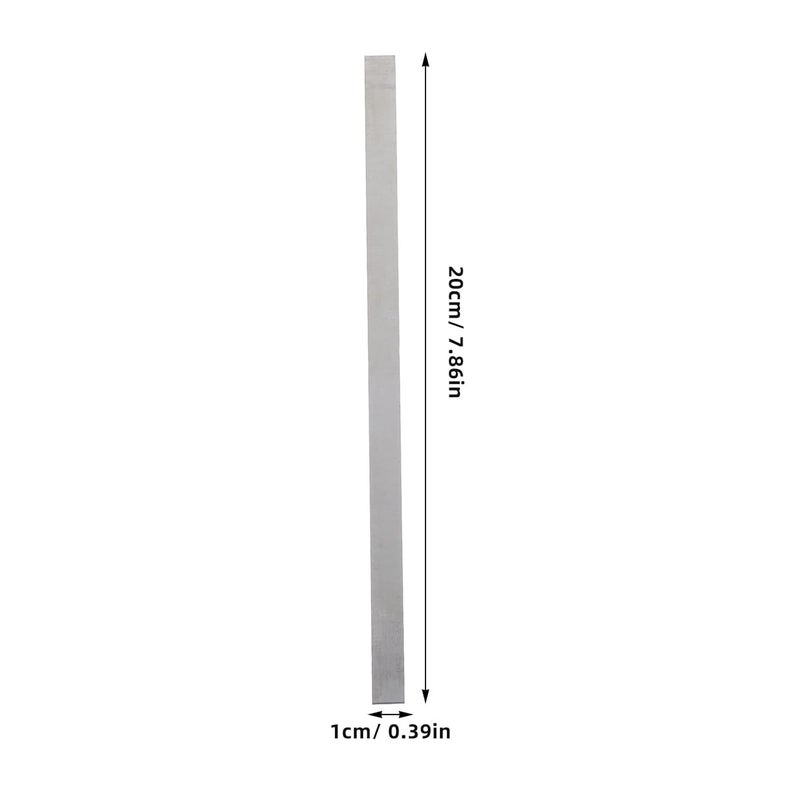 High Speed Steel Bar Flat Stock for DIY Knife Making, Ultra-Hard White Steel Strip 2x10x200mm Metal Flat Plate for Crafting and Industrial Cutting Applications - Image 4