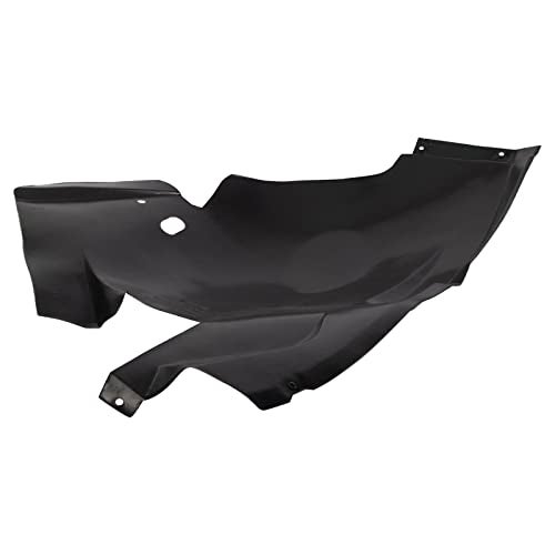 TRQ Front Right Forward Inner Fender Liner Black Passenger Side Compatible with 2000-2007 Ford Taurus 2000-2005 Mercury Sable FO1251114 - Image 3