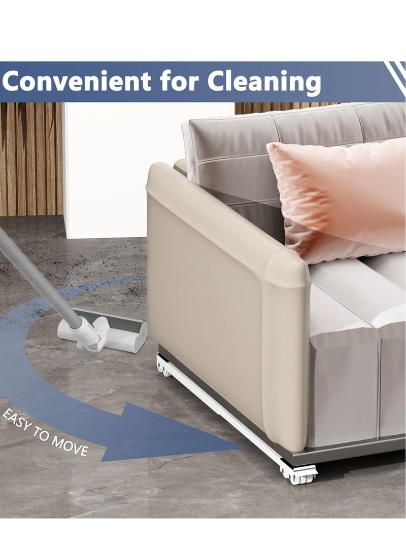 JAJEEK "Movable Adjustable Washing Machine Base with Brake – Heavy-Duty Base for Washer, Dryer, Refrigerator, Supports Up to 300kg, White"  - Image 5