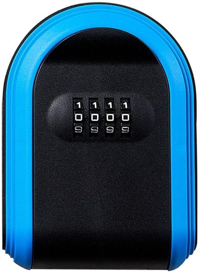 Blue Combination Key Lock Box Quick Installation Secure Key Storage - Image 1