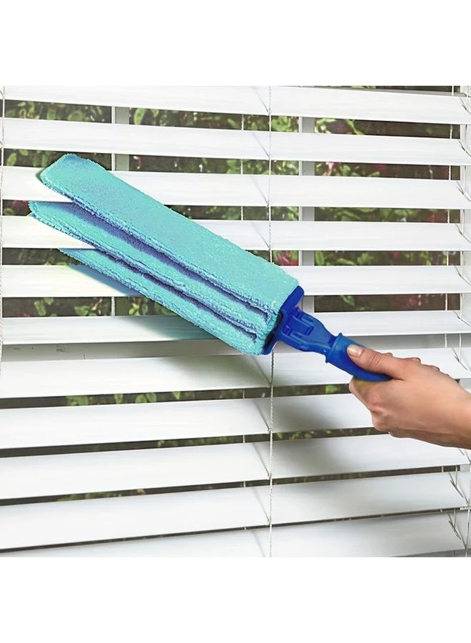 مجموعة Pro Blinds Duster الكبيرة جدًا - عبوه واحدة - منظف ستائر قابل للتمديد مع أغطية من الألياف الدقيقة الناعمة ومقبض طويل - أداة تنظيف فعالة للستائر وفتحات مكيفات الهواء والمراوح وفتحات السيارات - Image 1