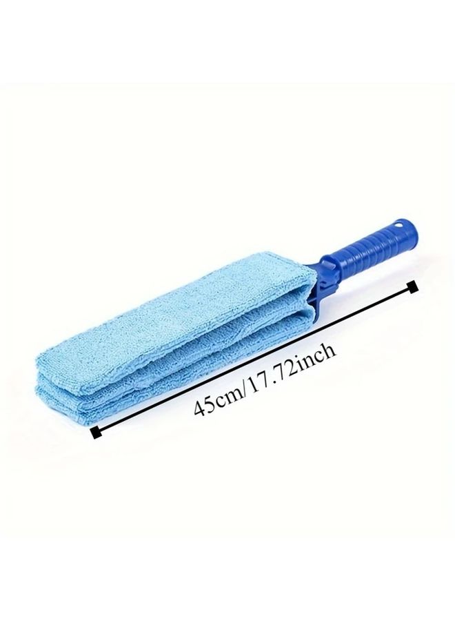 مجموعة Pro Blinds Duster الكبيرة جدًا - عبوه واحدة - منظف ستائر قابل للتمديد مع أغطية من الألياف الدقيقة الناعمة ومقبض طويل - أداة تنظيف فعالة للستائر وفتحات مكيفات الهواء والمراوح وفتحات السيارات - Image 4