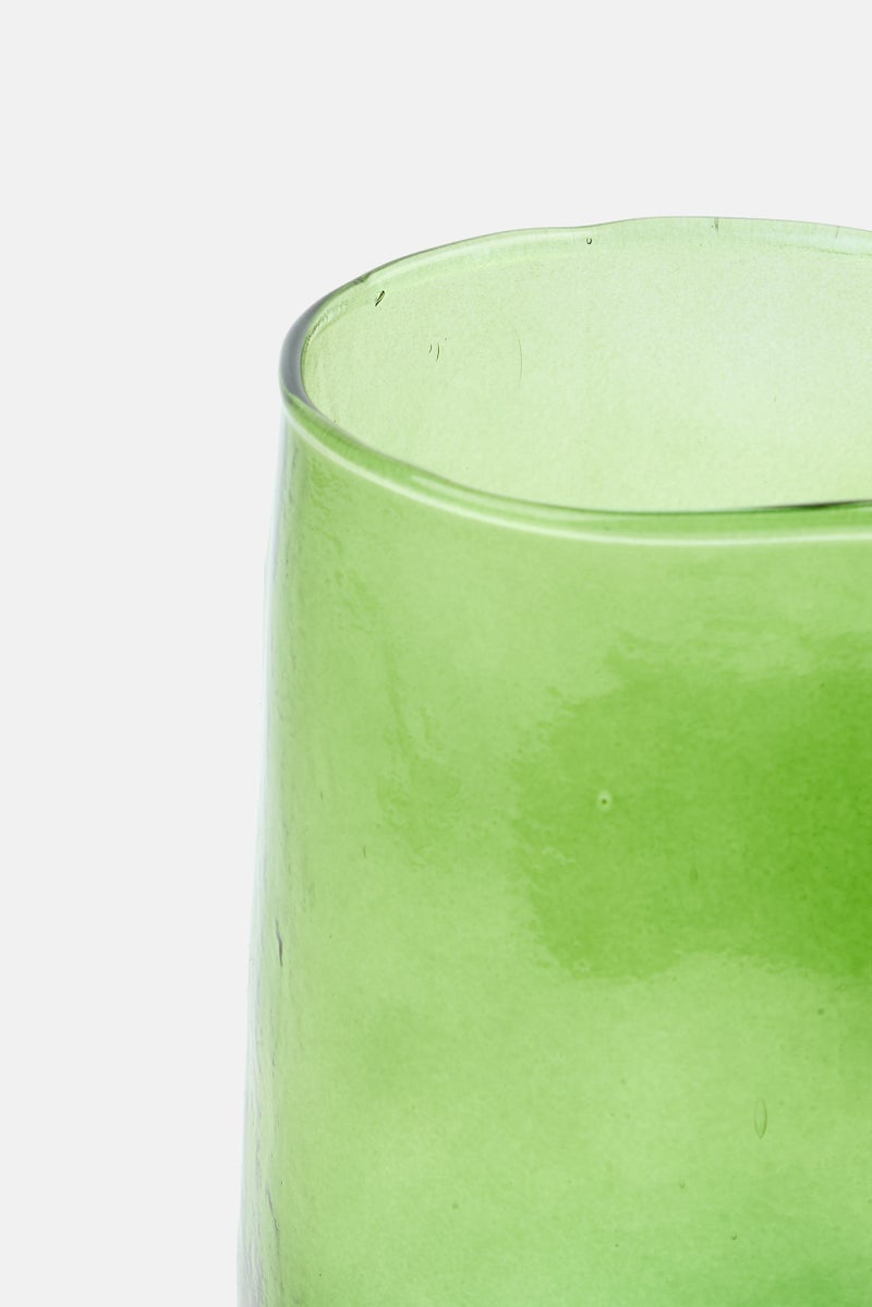 Muy Mucho Glass Vase 1890 ml, Green  - Image 3