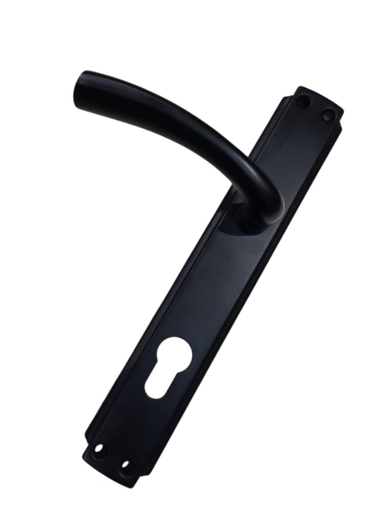 Black Interior Door Handle Set with Keyhole Plate – Stylish Durable Design – Modern Door Handle Kit for Home and Office - Image 4