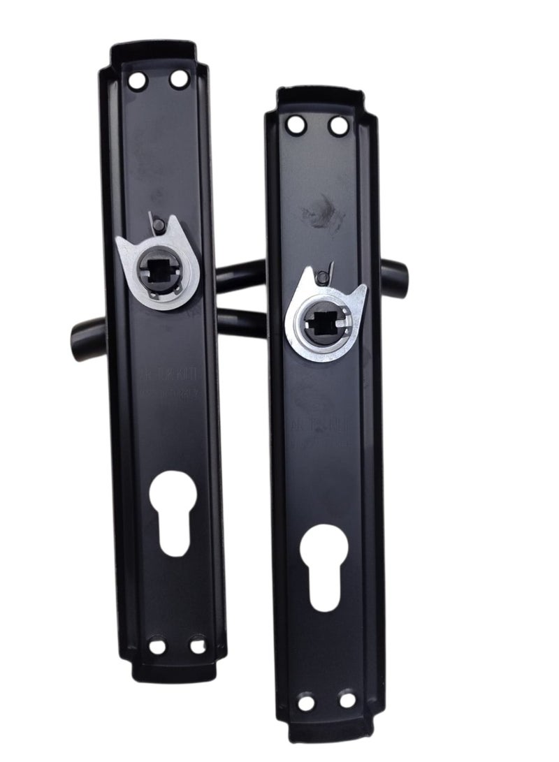 Black Interior Door Handle Set with Keyhole Plate – Stylish Durable Design – Modern Door Handle Kit for Home and Office - Image 5