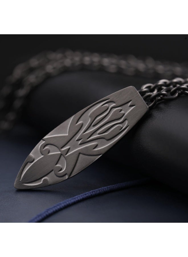 ZINK Men's Black Stainless Steel Necklace | ZJPD011GN - Image 3