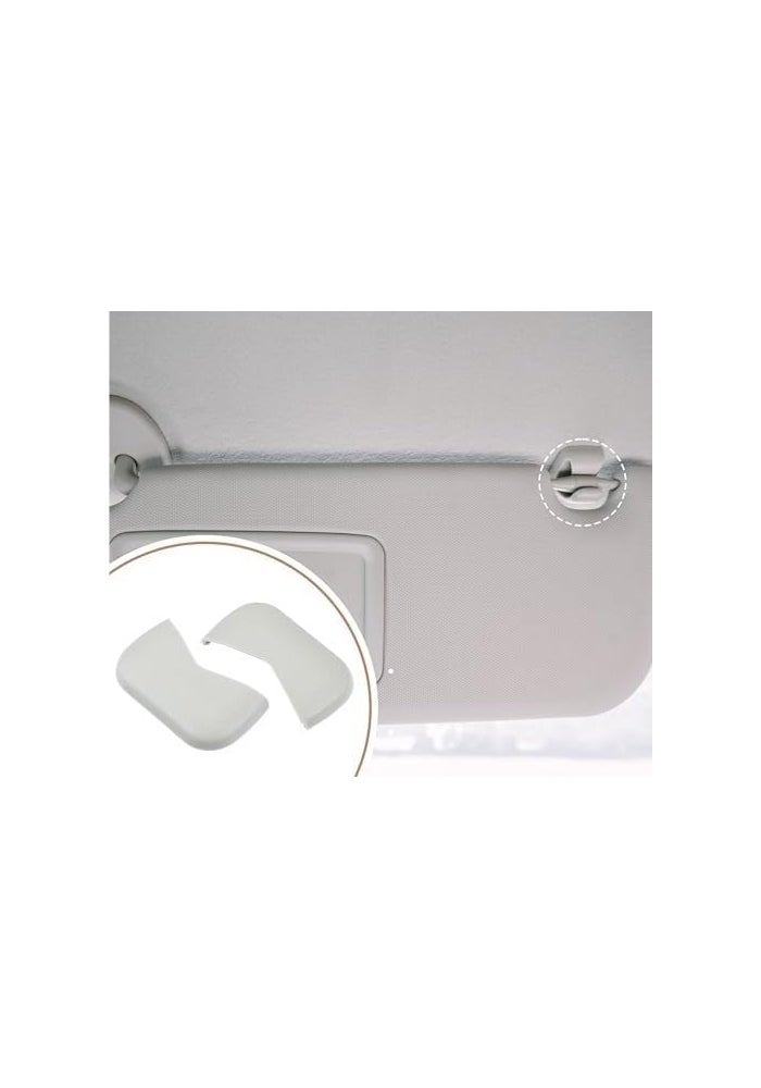 Vuzmode Gray ABS Sun Visor Bolt Cover for Nissan - Image 4