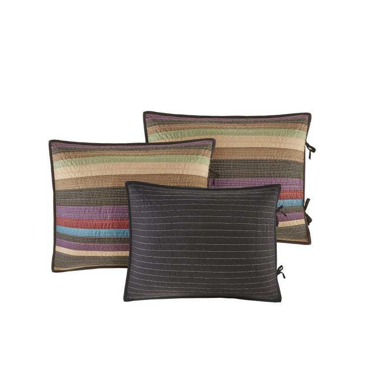 Madison Park Daybed Cover Double Sided Quilting Casual Design All Season Bedding Set with Bedskirt, Matching Shams, Decorative Pillow, 75 in x 39 in, Yosemite, Purple Teal - Image 4