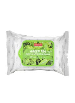 Purederm Make Up Cleansing Tissues Green Tea - 30pcs  - Image 1
