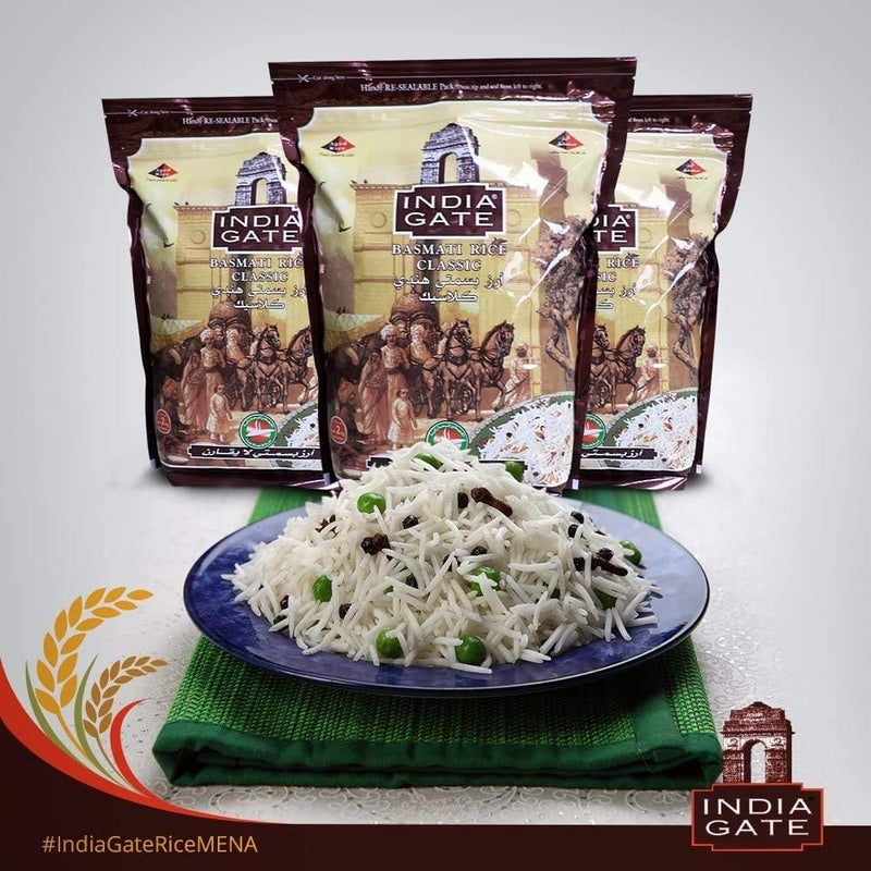India Gate Classic Basmati Rice 2kg - Image 2