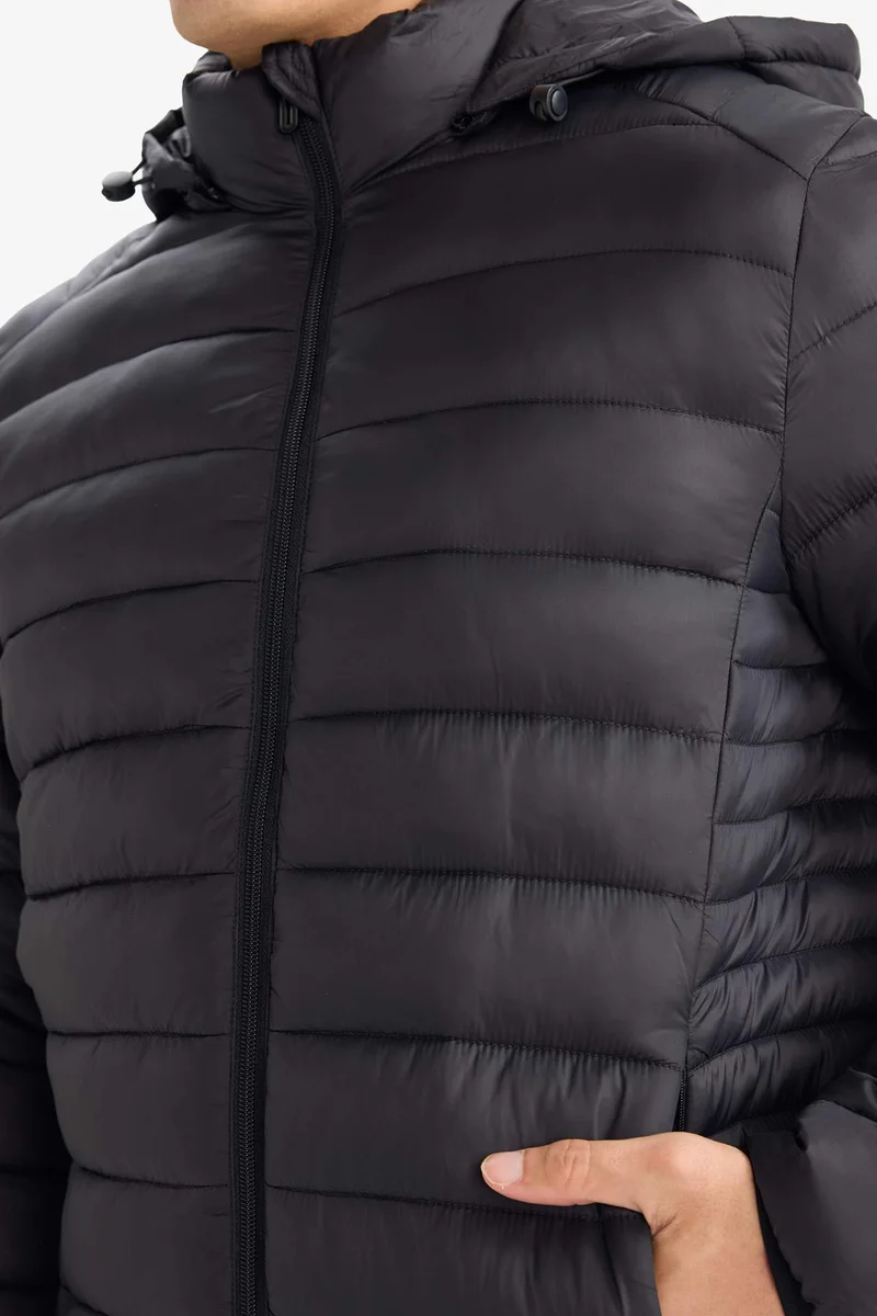Defacto  Waterproof Slim Fit Puffer Jacket for Men | Best Price UAE