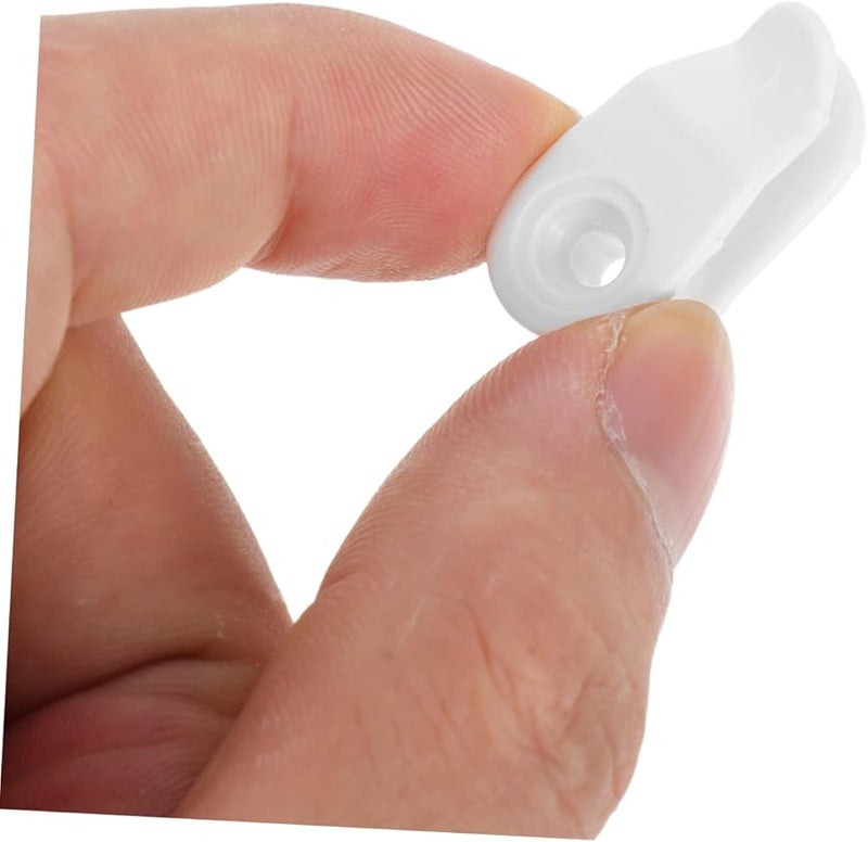 VICASKY 10 قطع من خطافات الإضاءة البلاستيكية المقاومة للرياح ومشابك LED لتزيين الحدائق والفسحات الخارجية - Image 4